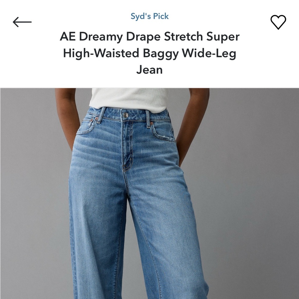 American Eagle Outfitters Sky Blue High Rise Jeans